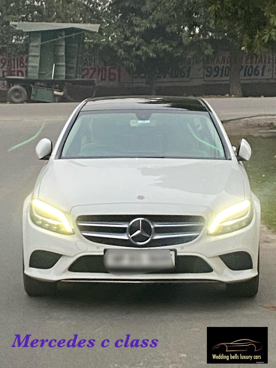 Mercedes car on rent for wedding