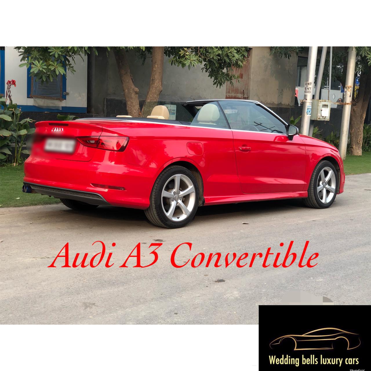 audi a3 convertible car on rent
