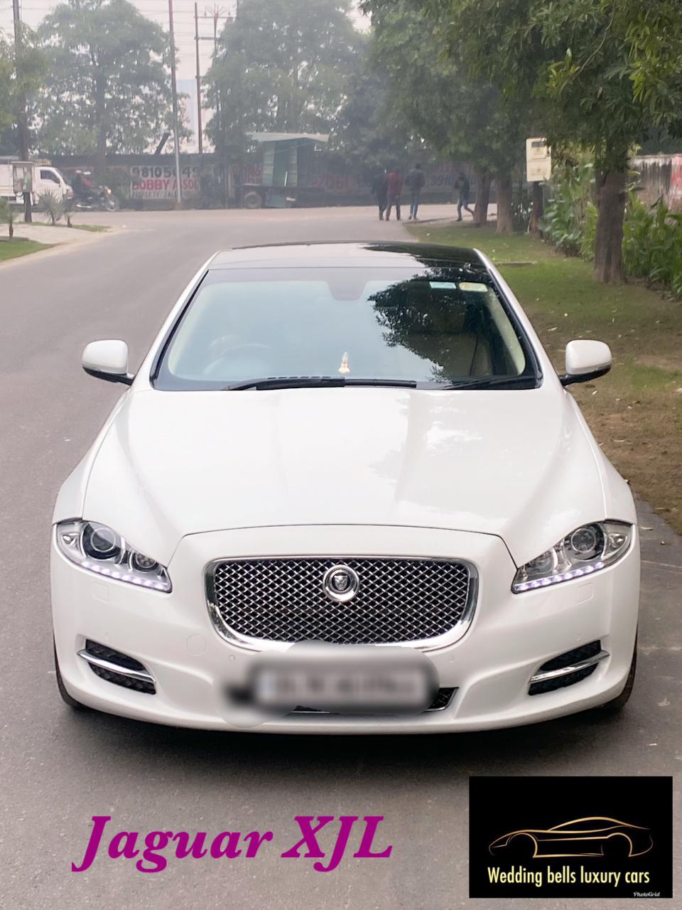 Jaguar car on hire for wedding